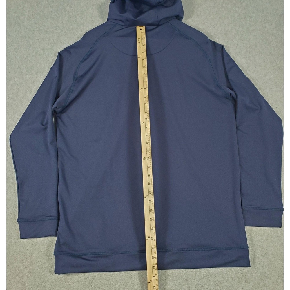 Swannies Hoodie Mens XL Blue 1/4 Zip Lightweight Stretch Golf Pullover Top - Picture 8 of 13